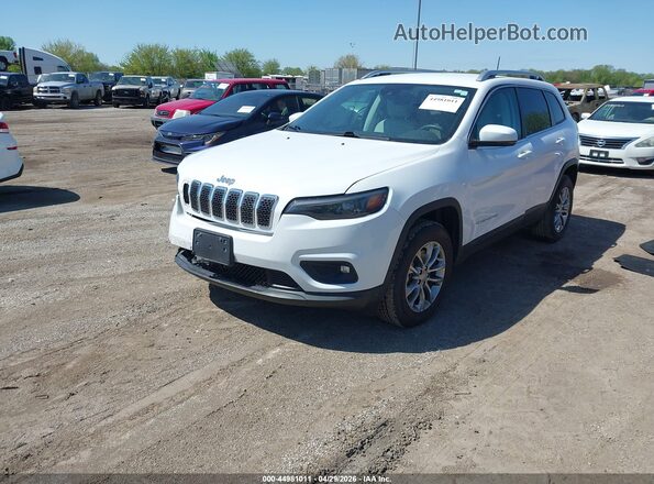 1C4PJMLB6MD218586 2021 JEEP CHEROKEE White Front left