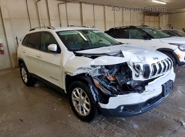 1C4PJMLB9JD601367 2018 JEEP CHEROKEE White Przód prawy