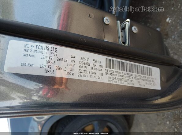 1C4PJMLX0KD322547 2019 JEEP CHEROKEE Gray ძრავის განყოფილების ხედი