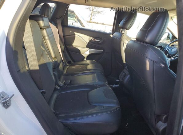 1C4PJMLX1JD527292 2018 JEEP CHEROKEE White უკანა სალონის ხედი