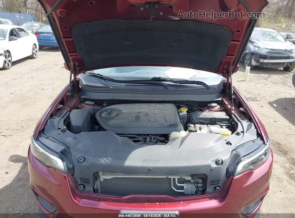 1C4PJMLX1KD172609 2019 JEEP CHEROKEE Burgundy Հետևի տեսք