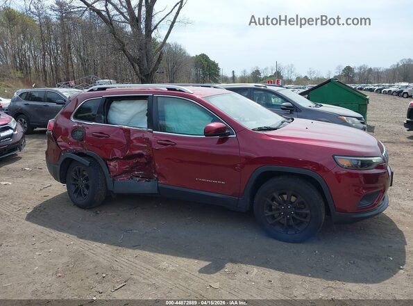 1C4PJMLX1KD172609 2019 JEEP CHEROKEE Burgundy Սալոնի հետևի տեսք