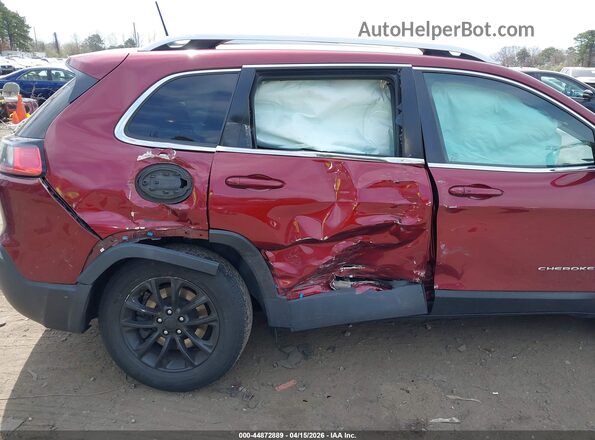 1C4PJMLX1KD172609 2019 JEEP CHEROKEE Burgundy Դիմացի տեսք