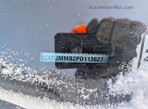 1C4PJMMB2PD113627 2023 JEEP CHEROKEE Белый Вид задней части салона