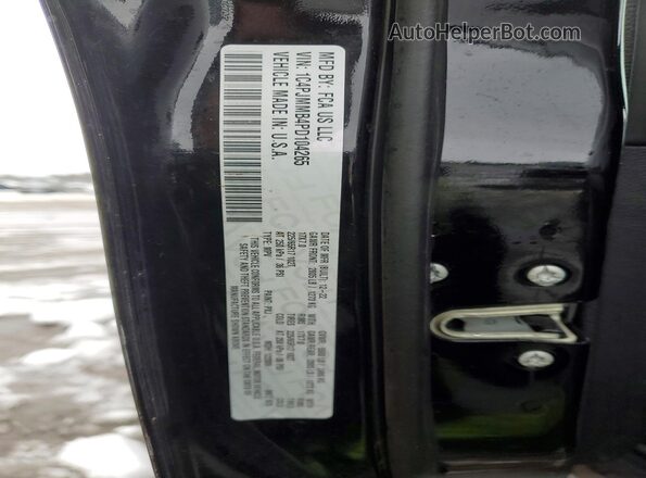 1C4PJMMB4PD104265 2023 JEEP CHEROKEE Black Widok naklejki z numerem VIN