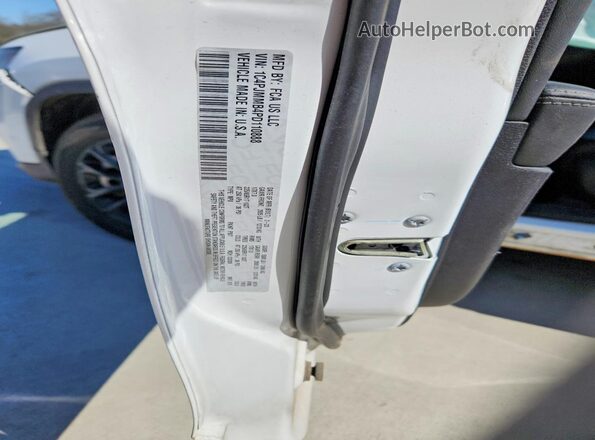 1C4PJMMB4PD110888 2023 JEEP CHEROKEE Белый Вид наклейки с VIN-кодом