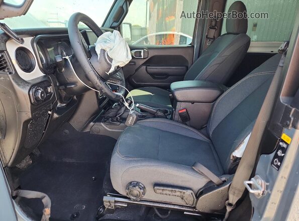 1C4PJXAN6SW657044 2025 JEEP WRANGLER Gray Вид салону спереду