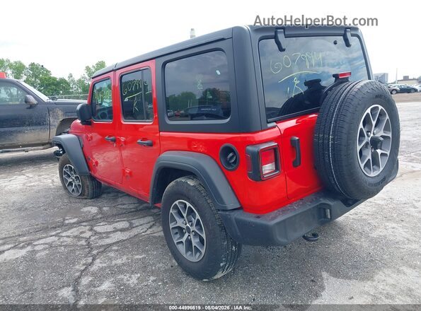 1C4PJXDG9SW607994 2025 JEEP WRANGLER Red Հետևի ձախ