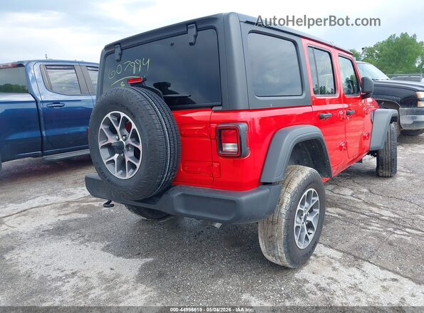 1C4PJXDG9SW607994 2025 JEEP WRANGLER Red Հետևի աջ