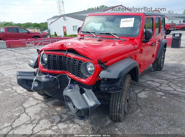 1C4PJXDG9SW607994 2025 JEEP WRANGLER Red Դիմացի տեսք