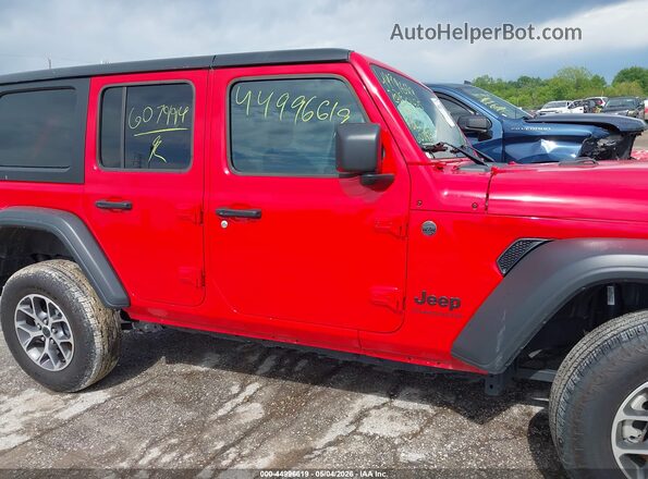 1C4PJXDG9SW607994 2025 JEEP WRANGLER Red Սալոնի հետևի տեսք