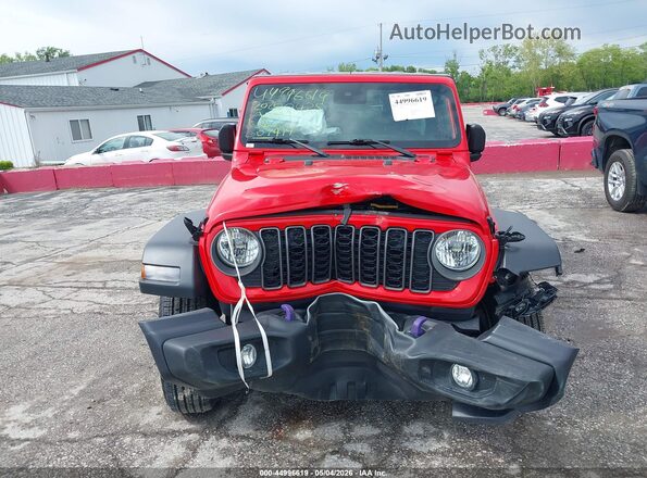 1C4PJXDG9SW607994 2025 JEEP WRANGLER Red Սարքավորումների վահանակի տեսք
