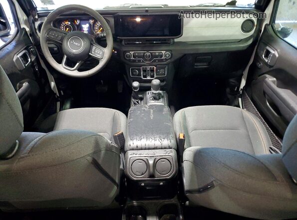 1C4PJXDN5SW500200 2025 JEEP WRANGLER White Widok deski rozdzielczej