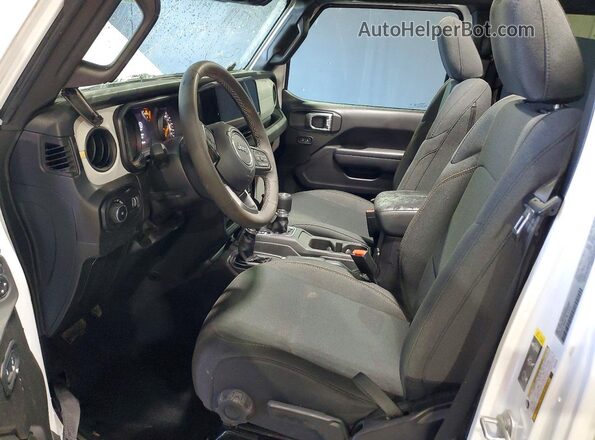 1C4PJXDN5SW500200 2025 JEEP WRANGLER White Widok wnętrza z przodu
