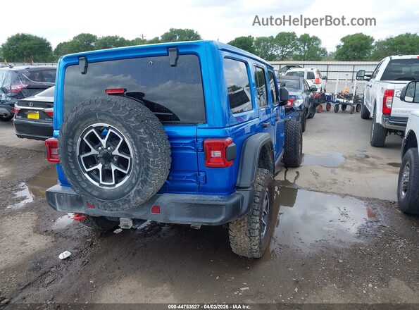1C4PJXFG5SW632310 2025 JEEP WRANGLER Blue Rear right