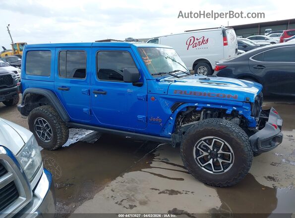1C4PJXFG5SW632310 2025 JEEP WRANGLER Blue 360 interior view