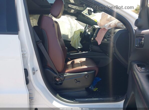 1C4RDJDG1SC509945 2025 DODGE DURANGO White Widok wnętrza z przodu