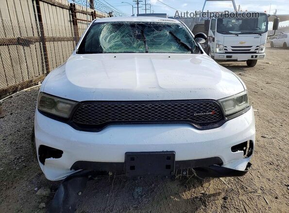 1C4RDJFGXPC687650 2023 DODGE DURANGO White Вид спереду