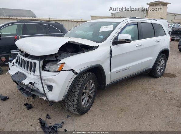 1C4RJEBG3GC329196 2016 JEEP GRAND CHEROKEE White Առջևի ձախ երեք քառորդ տեսարան