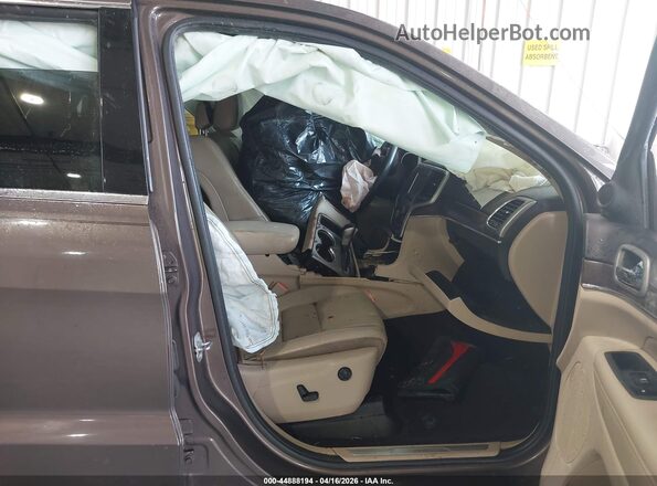 1C4RJEBG4JC204764 2018 JEEP GRAND CHEROKEE Brown წინა სალონის ხედი
