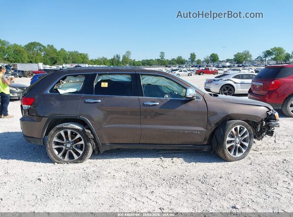 1C4RJEBG4JC204764 2018 JEEP GRAND CHEROKEE Brown ხელსაწყოთა პანელის ხედი