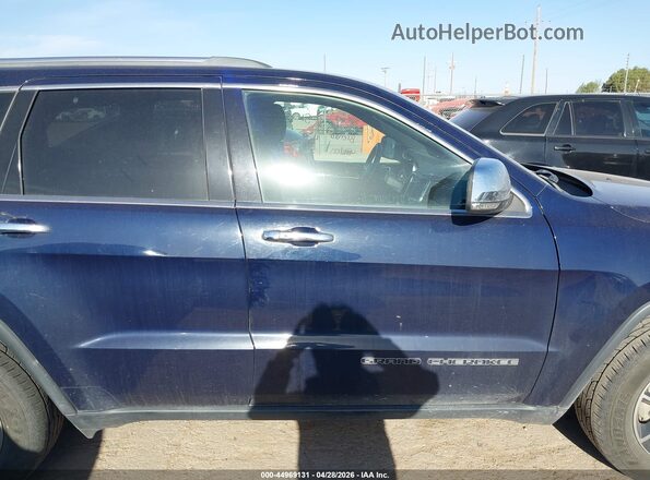 1C4RJEBG6JC130683 2018 JEEP GRAND CHEROKEE Blue Вид задньої частини салону
