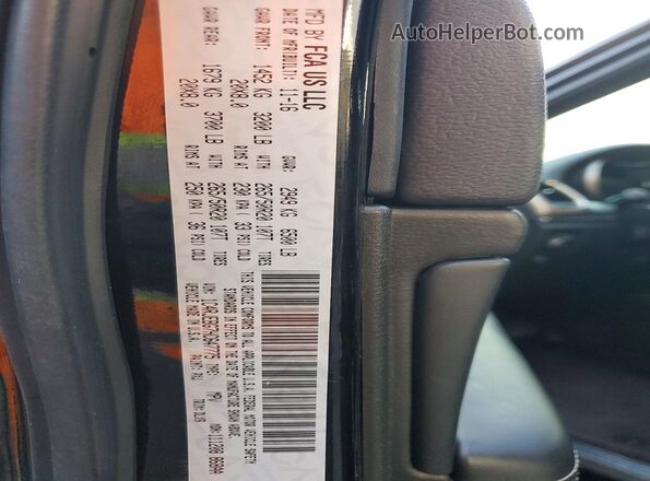 1C4RJEBG7HC647775 2017 JEEP GRAND Black Vista interior de 360 grados