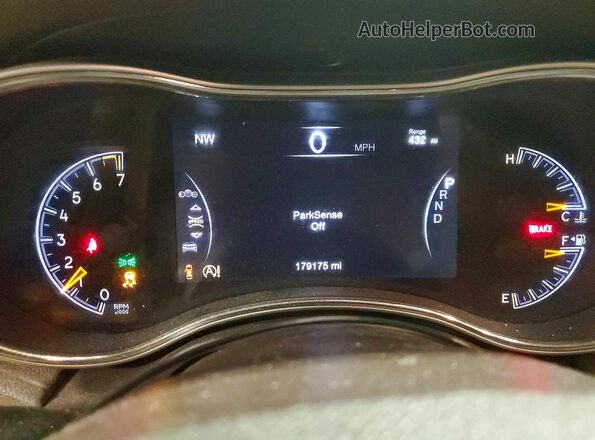 1C4RJECG3GC336356 2016 JEEP GRAND Белый Вид щитка приборов
