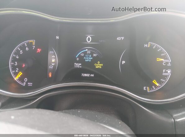 1C4RJFBG2JC505782 2018 JEEP GRAND CHEROKEE Black Widok tylnych siedzeń
