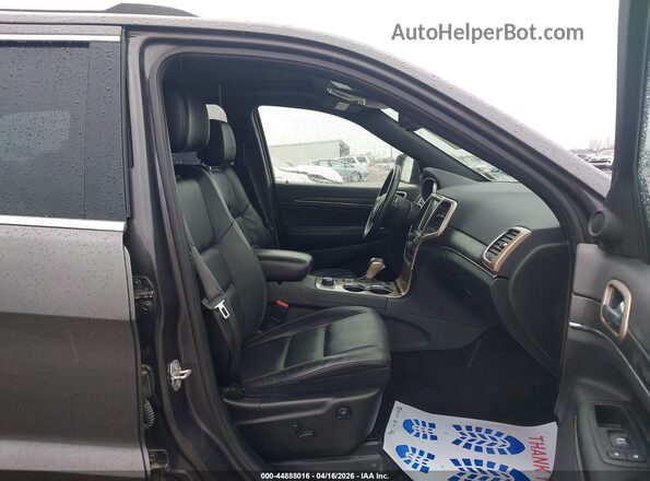 1C4RJFBG4GC447571 2016 JEEP GRAND CHEROKEE Gray Widok wnętrza z przodu