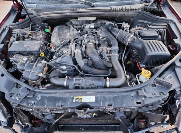1C4RJFBM2GC376456 2016 JEEP GRAND Maroon Widok wnętrza z tyłu