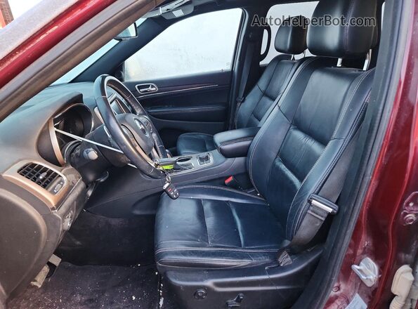 1C4RJFBM2GC376456 2016 JEEP GRAND Maroon Widok wnętrza z przodu
