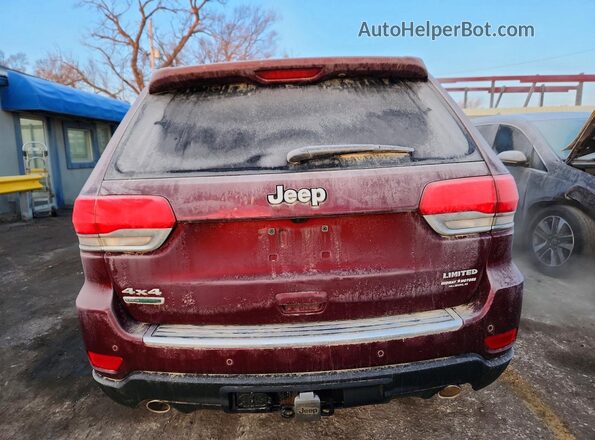 1C4RJFBM2GC376456 2016 JEEP GRAND Maroon Widok z tyłu
