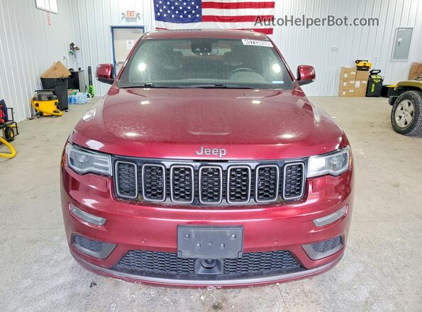 1C4RJFCG5KC613474 2019 JEEP GRAND Burgundy Вид спереду