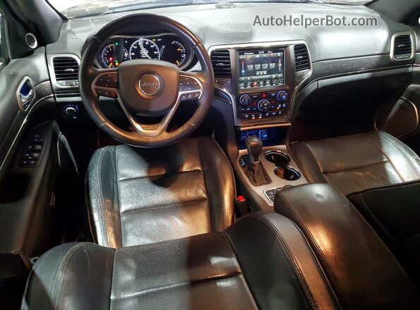 1C4RJFCT6JC489985 2018 JEEP GRAND Черный Вид панели приборов
