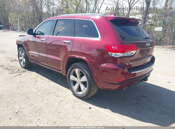 1C4RJFCT9GC493067 2016 JEEP GRAND CHEROKEE Red Tył lewy