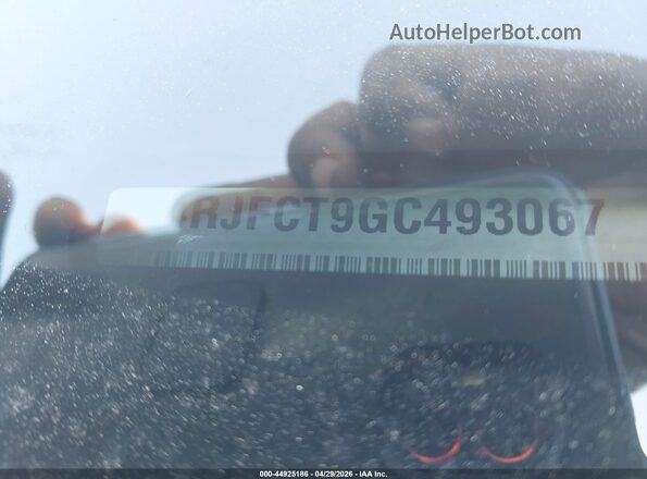 1C4RJFCT9GC493067 2016 JEEP GRAND CHEROKEE Red Widok komory silnika