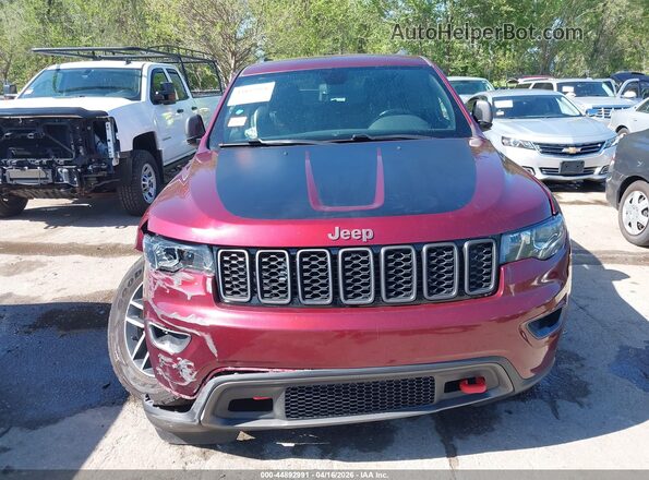 1C4RJFLG0JC488737 2018 JEEP GRAND CHEROKEE Red Vista del cuadro de instrumentos