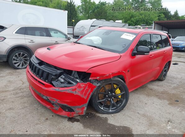 1C4RJFN97MC756850 2021 JEEP GRAND CHEROKEE Red Առջևի ձախ երեք քառորդ տեսարան
