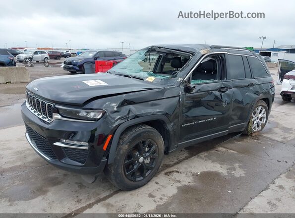 1C4RJHBG4PC528128 2023 JEEP GRAND CHEROKEE Black Widok wnętrza 360 stopni