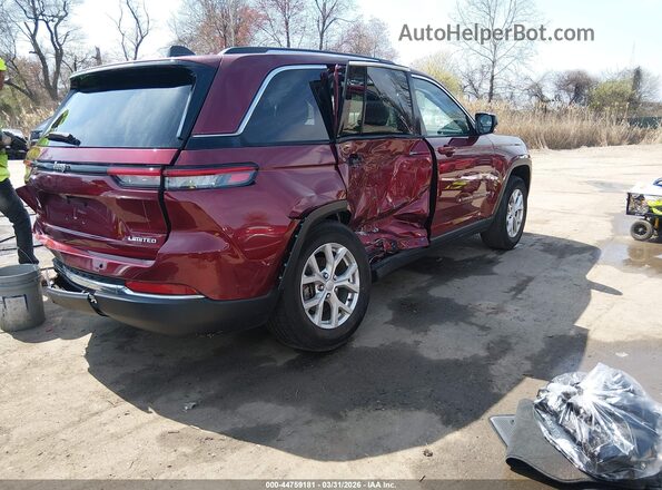 1C4RJHBG5PC536688 2023 JEEP GRAND CHEROKEE Red უკანა მარჯვენა