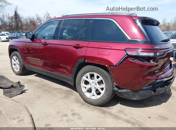 1C4RJHBG5PC536688 2023 JEEP GRAND CHEROKEE Red უკანა მარცხენა