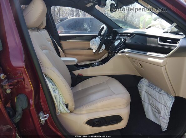 1C4RJHBG5PC536688 2023 JEEP GRAND CHEROKEE Red წინა სალონის ხედი