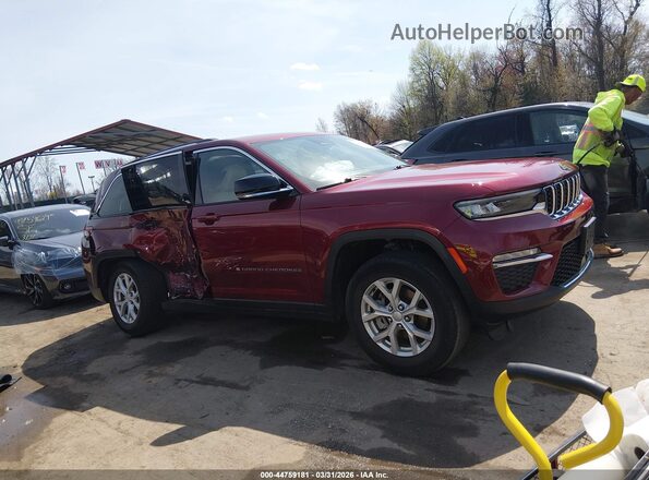 1C4RJHBG5PC536688 2023 JEEP GRAND CHEROKEE Red უკანა სალონის ხედი