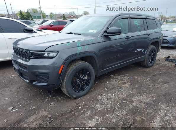 1C4RJKAG2S8741119 2025 JEEP GRAND CHEROKEE L Gray Vista tres cuartos delantera izquierda