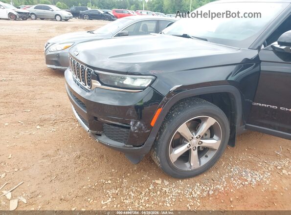 1C4RJKBG8M8109727 2021 JEEP GRAND CHEROKEE L Black Vista frontal