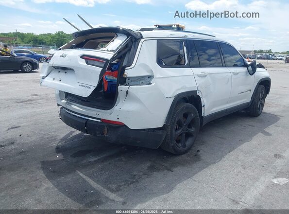 1C4RJKBGXM8152840 2021 JEEP GRAND CHEROKEE L Белый Задняя правая четверть
