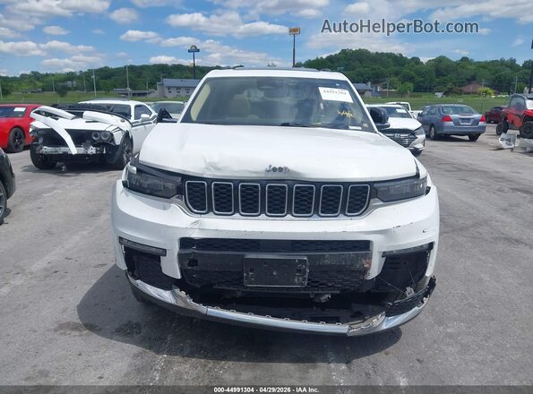 1C4RJKBGXM8152840 2021 JEEP GRAND CHEROKEE L Белый Вид щитка приборов
