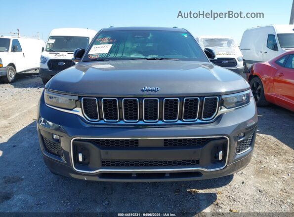 1C4RJKDG6M8182012 2021 JEEP GRAND CHEROKEE L Black წინა ხედი