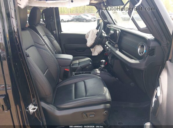 1C4RJXU68RW218063 2024 JEEP WRANGLER Black Вид салону спереду